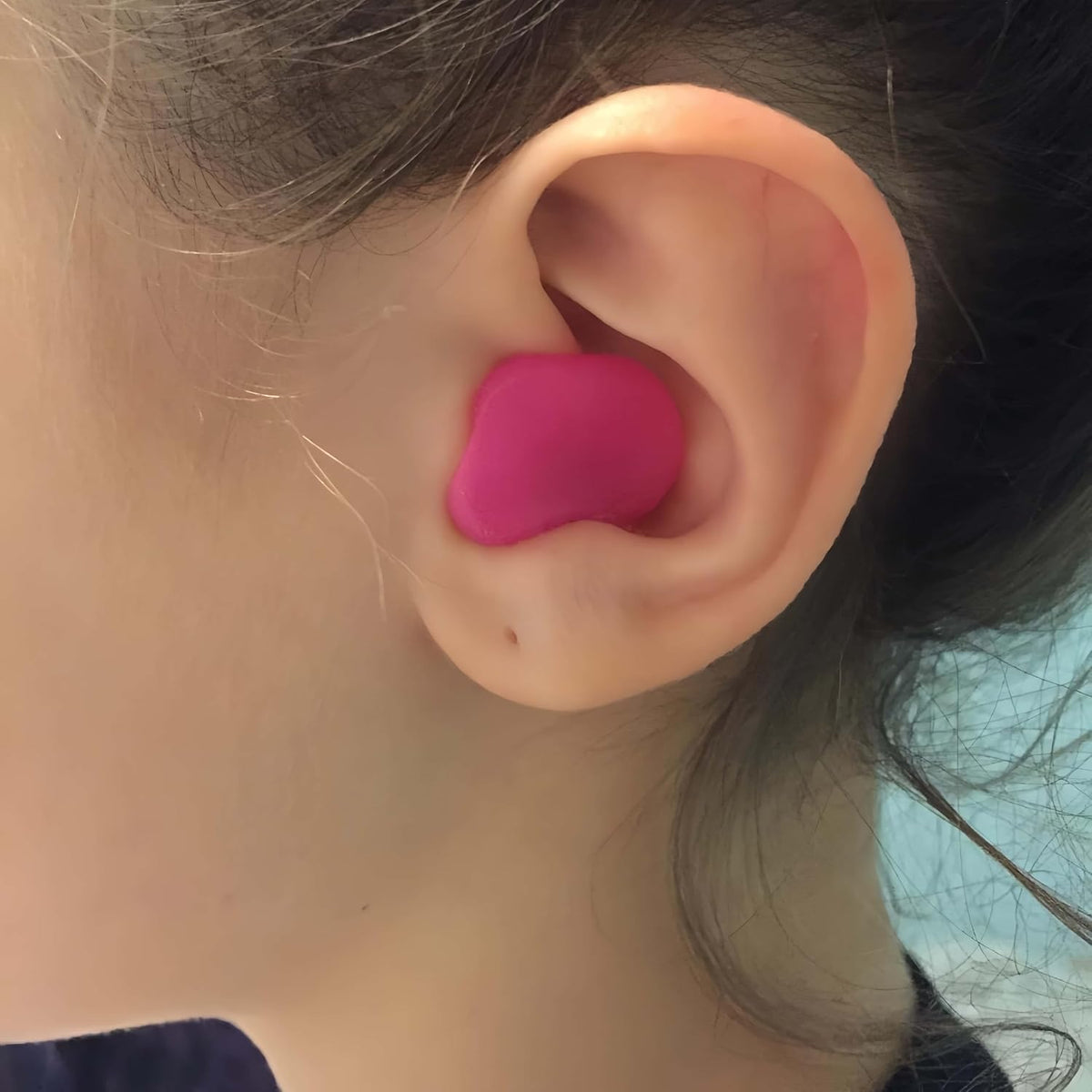 4 Pair Moldable Silicone Ear Plugs for Swimming, Sleeping, Concerts, Reusable Waterproof Swimming Ear Plugs for Adult, Men, Women, Water Play Accessories for Surfing, Floating, Pool