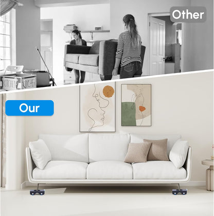Furniture Sliders Appliance Rollers Furniture Mover with Wheels | Moving System with Roller Set Furniture Movers with Wheels Heavy Duty Appliance Roller Dolly for Couches appliance mover