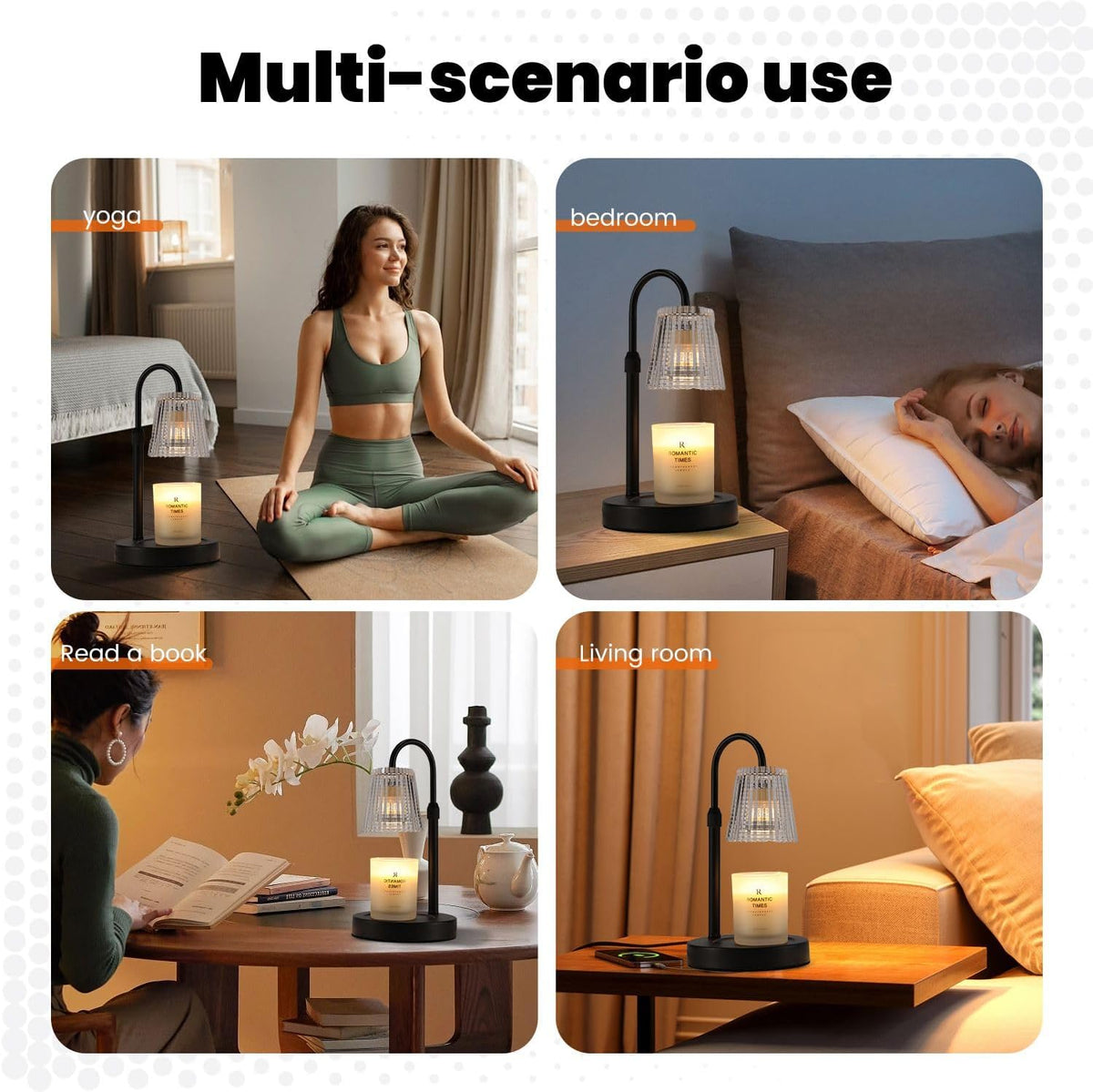 Candle Warmer Lamp with Timer,Birthday Gifes for Women and House Warming