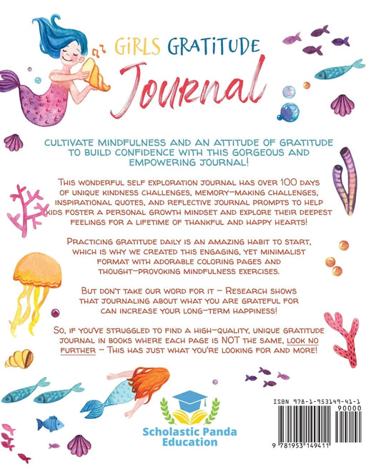 Girls Gratitude Journal: 100 Days To Practice Mindfulness With Prompts, Fun Challenges, Affirmations, and Inspirational Quotes for Kids in 5 Minutes a ... a Better Life! (Growth Mindset Read Alouds)
