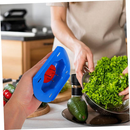 Zerodeko Multifunctional Mandoline Slicer Hand Guard with Pressdown Safety Holder for Finger Protection Vegetable and Meat Cutting Easy to Clean Kitchen Food Pusher Tool