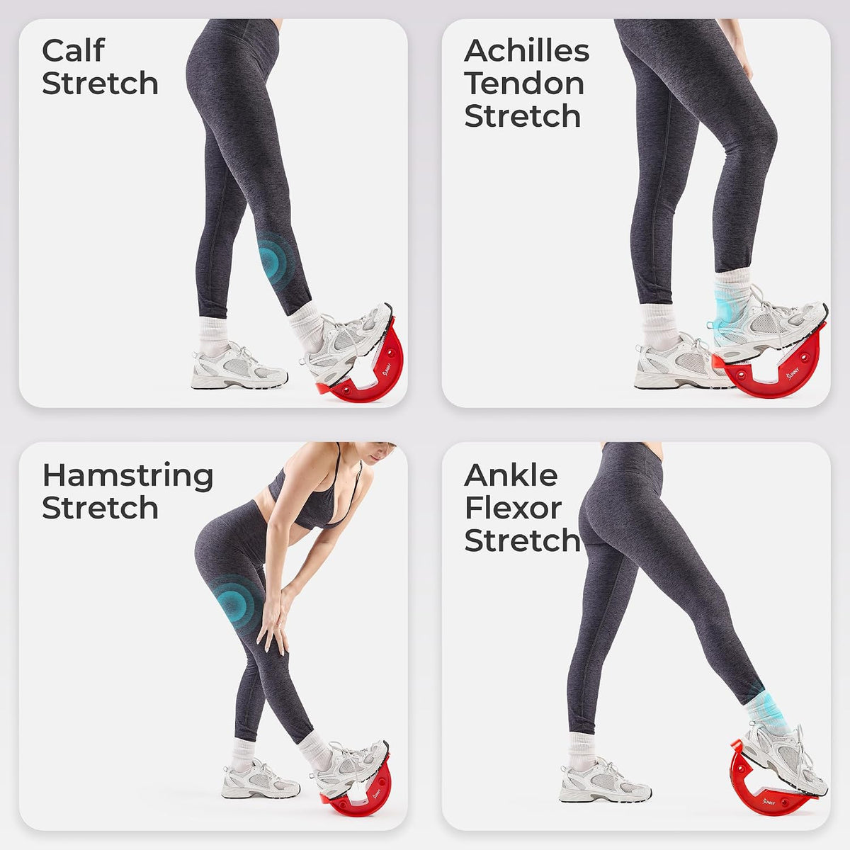 Sunny Health & Fitness Adjustable Calf & Ankle Stretcher
