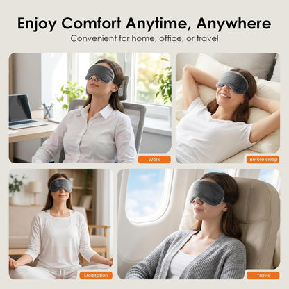 MORLIDEN Heated Eye Mask for Dry Eyes & Stye - Microwavable Warm Compress