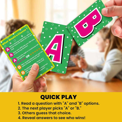 Travel Card Game for Teens, Kids, Adults - Party Games for Family Nights