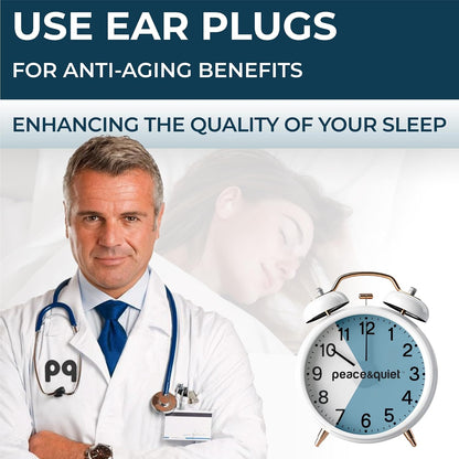 PQ Wax Ear Plugs for Sleep - 6 Silicone Wax Earplugs for Sleeping and Swimming - Gel Ear Plugs for Noise Cancelling, Ear Protection - Sleeping Earplugs with Sound Blocking (6-Pillows). Beige