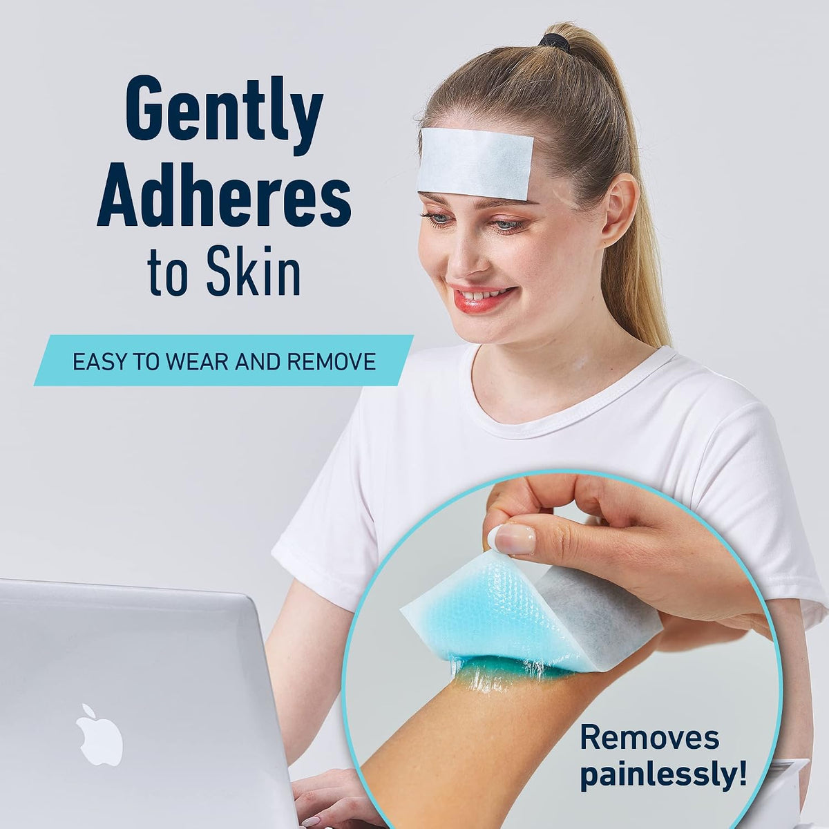 Cooling Patches for Fever and Headache, 20 Pack Migraine Relief for Kids
