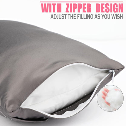 Small Neck Pillow for Recliner Chair Neck Support Pillows Pain Relief Plump Adjustable Filling Nap Airplane Sleeping Little Cushion Minky Dot Dark Gray