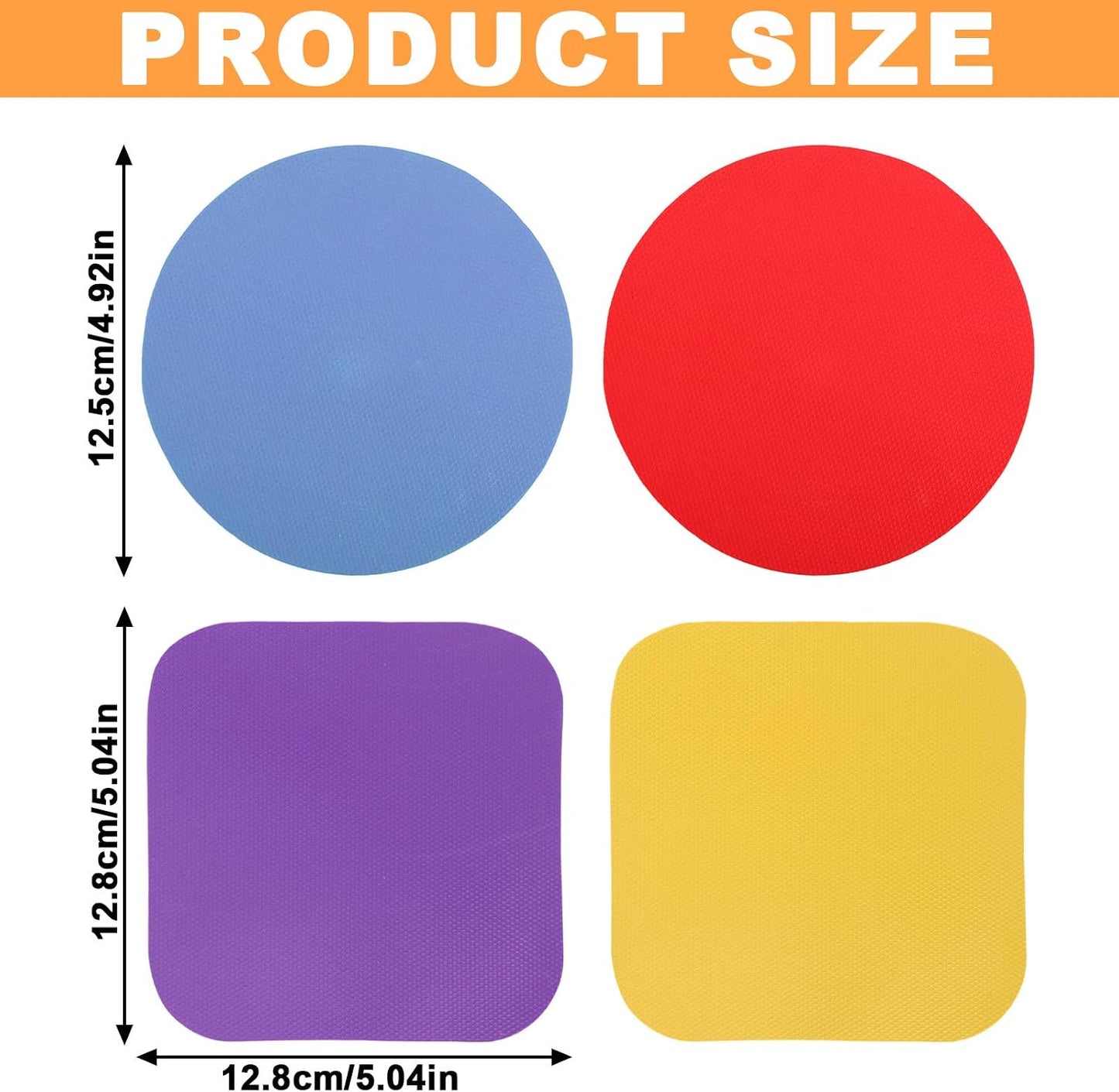 LUTER 4pcs Jar Opener Gripper Pad for Seniors with Weak Hands, Rubber | Multi-function Silicone Bottle Opener Lid Cap Rubber Gripper Pads Kitchen Coasters Gadgets, Light Blue, Green
