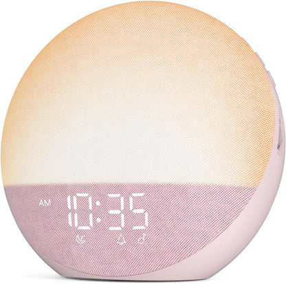 Odokee Sunrise Alarm Clock White Noise Machine: Natural Wake Up Light