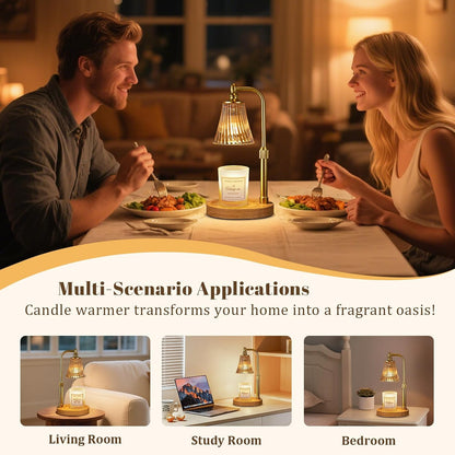 Hong-in Candle Warmer Lamp with Timer,Birthday Gifts for Women Mom Sister