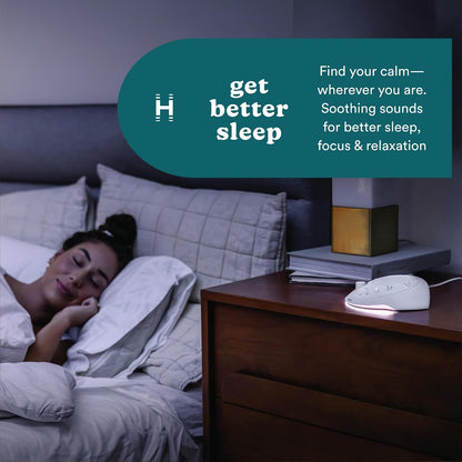 Homedics SoundSleep White Noise Sound Machine, Silver