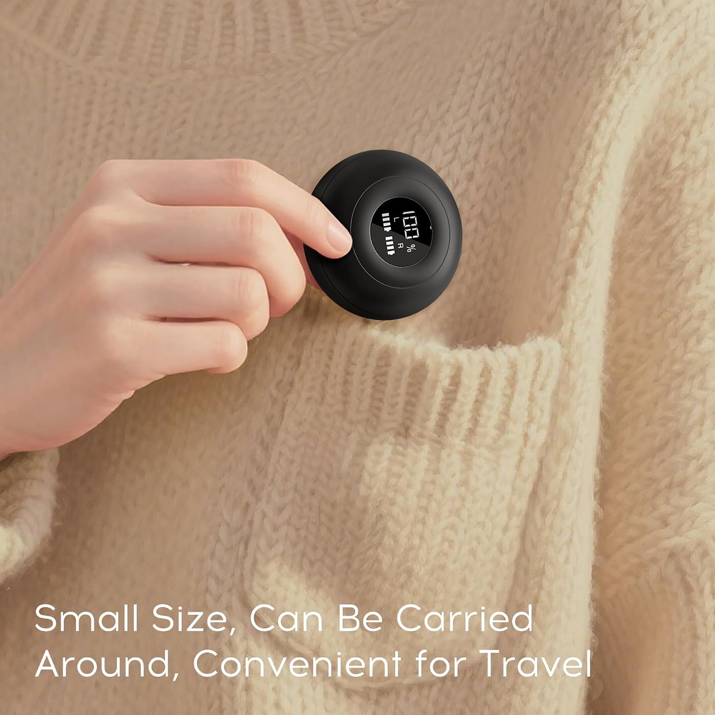 Sleep Earbuds Bluetooth 6.0, Mini Invisible Silicone Sleep Earbuds for Side Sleepers, Noise Blocking Sleeping Headphones, Hidden Earbuds with LED Display for Small Ears, Sleep & Relax（Beige）