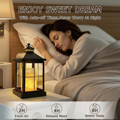 2026 New Candle Warmer Lamp with Timer,Compatible with 3 Wick Candles Jars,Vintage Candle Warmer Lantern Lamp,Dimmable Farmhouse Candle Lamp Warmer,Fully Enclosed and Hanging Up Designed