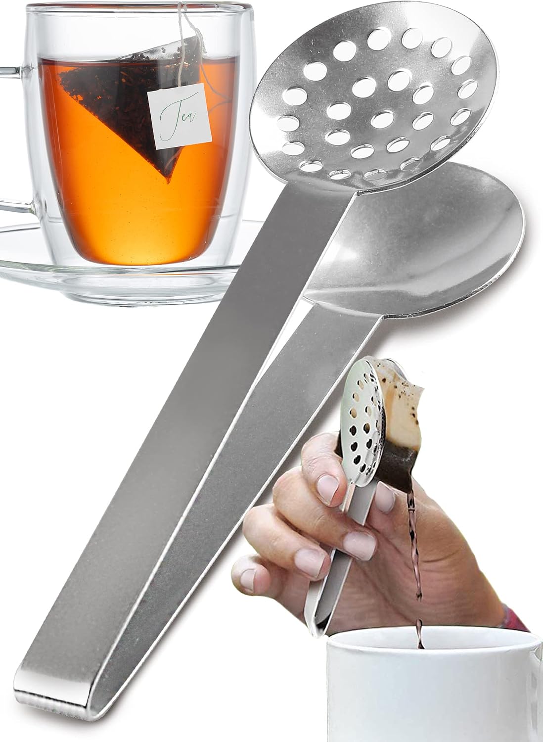 Orblue Stainless Steel Tea-long-handled-strainers
