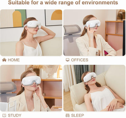 LAOBEN Eye Massager with Heat for Migraine Relief, Dry Eye and Better Sleep