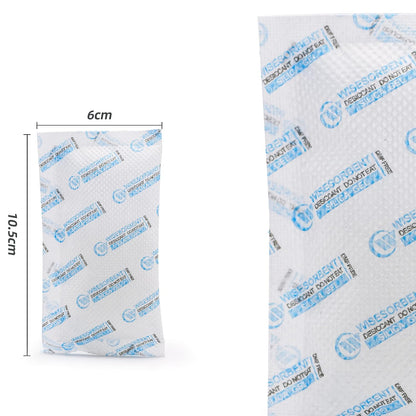 Wisesorb 500g x 2pcs Rechargeable Desiccant Packs, Reusable Car Dehumidifier, Microwave Reactivated Silica Gel Packets Moisture Absorber with Color Indicating for Safe Closet Basement Garage