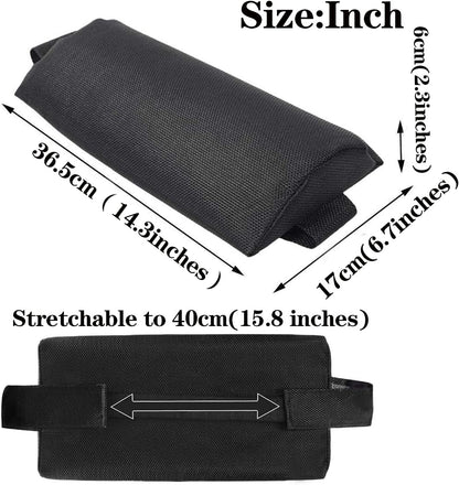 Zero Gravity Chair Set of 2 Replacement Pillow Headrest with Elastic Band, Universal Soft Removable Padded Cushion Head Pillow for Zero Gravity Lounge Chair, Folding Patio Lawn Recliner Chairs, Blue