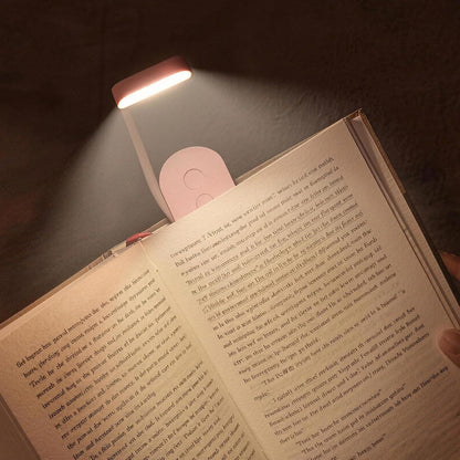 Choudao Rechargeable Book Light, Portable Reading Light,Black | Eye Caring 3 Color Temps, Extremely Long Battery Life, Portable Clip-On Reading Light for Studying