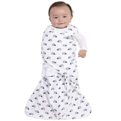 HALO 100% Cotton Sleepsack Swaddle, 3-Way Adjustable Wearable Blanket, TOG 1.5, Pink Floral, Newborn, 0-3 Months - Colors B