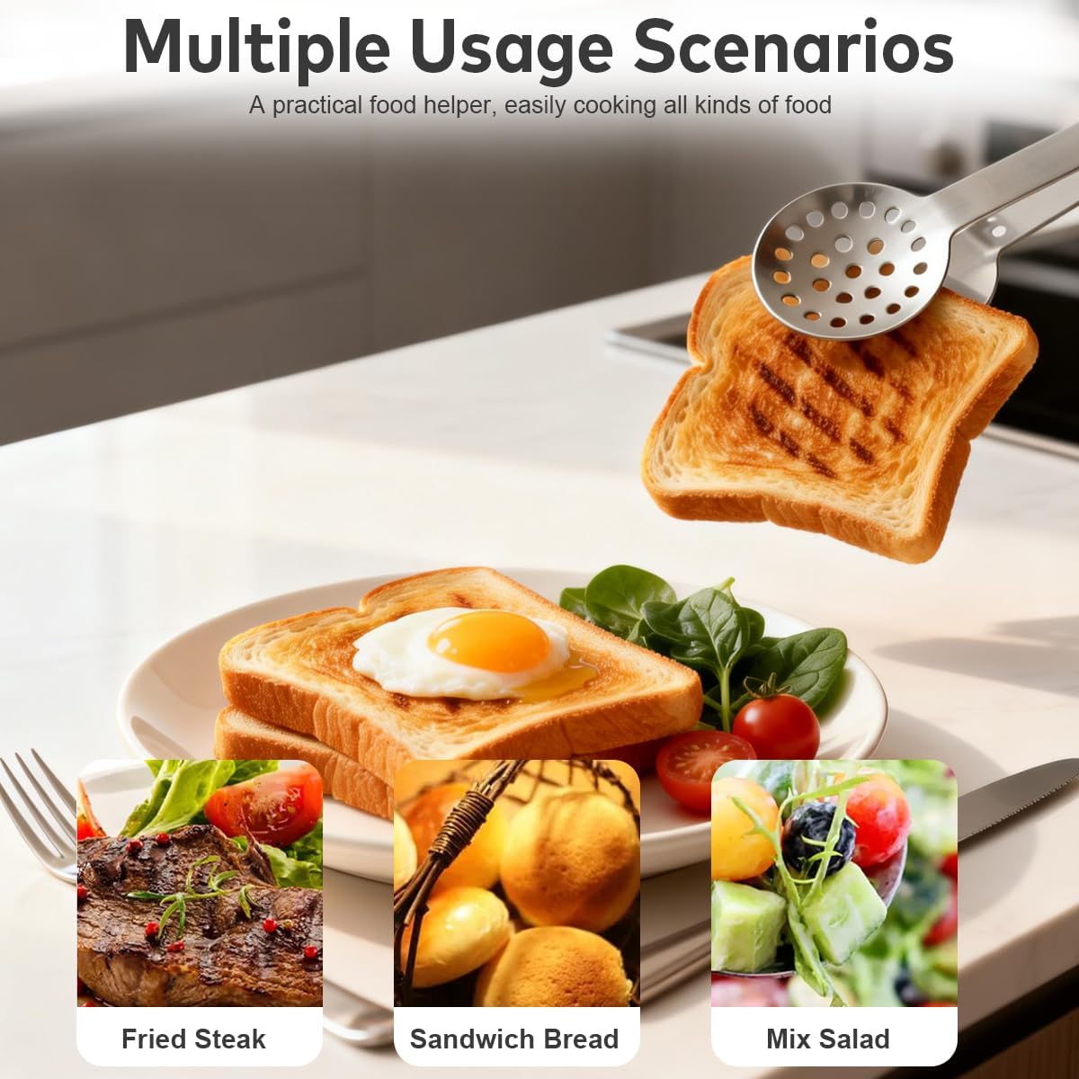 6×1.85Inch Stainless Steel Tea Bag Squeezer Tongs Durable Teabag Filter Coffee Spoon Clamp Tea Strainer Dispenser Accessories for Gripping Lemon Slice Tea Drinkers