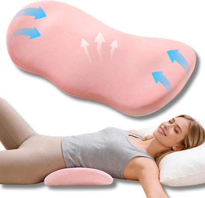Lumbar Support Pillow for Sleeping - Back Pillow for Sciatica & Back Pain