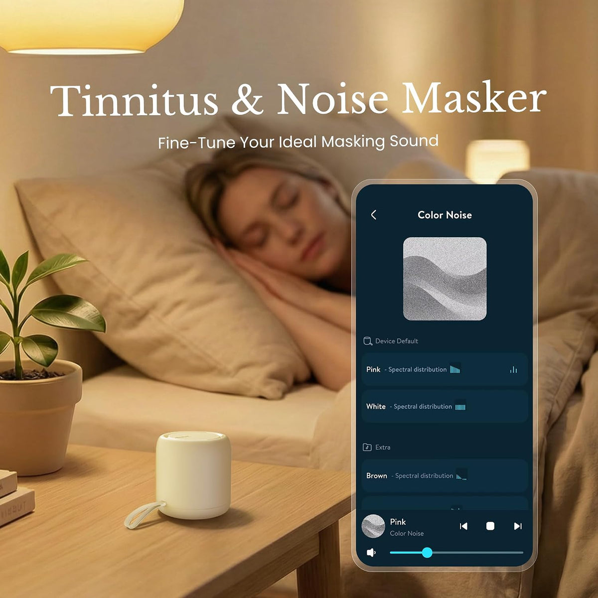 TimeVocalist Schedule Noise Sound Machine|Custom Soundscapes|Alarm Clock