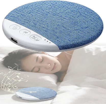 Pillow Speaker, Bluetooth Pillow Speakers for Sleeping, Ultra-Thin 1.1cm Under Pillow Speaker with White Noise Timer and Bluetooth 5.4, Suitable for Side Sleepers (Blue)