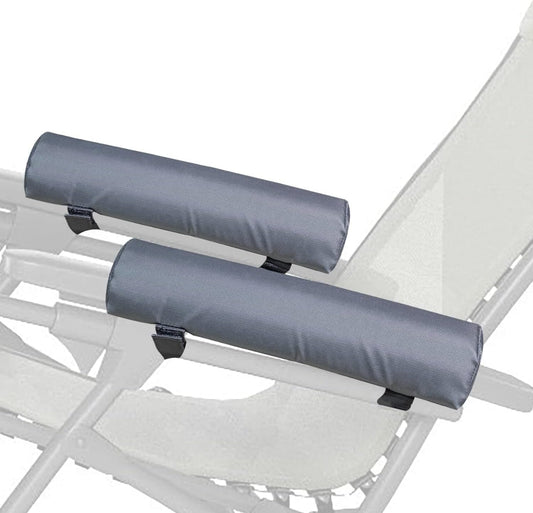 Arm Rest Cushion for Zero Gravity Chair (2 Pack), Soft Foldable Pads | Elbow and forearm support; For outdoor patio and lawn recliners; Cushions only; Chair not included