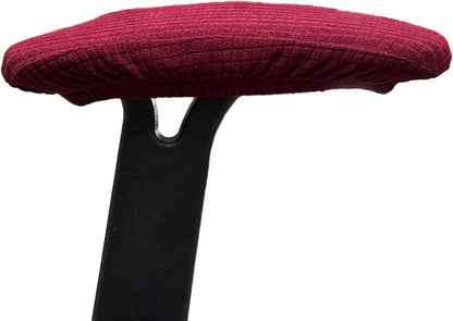 Melaluxe Office Chair Armrest Covers, Stretchable Removable Washable Chair Arm Covers, Elastic Desk Computer Gaming Chair Arm Rest Protector Slipcovers (Black)