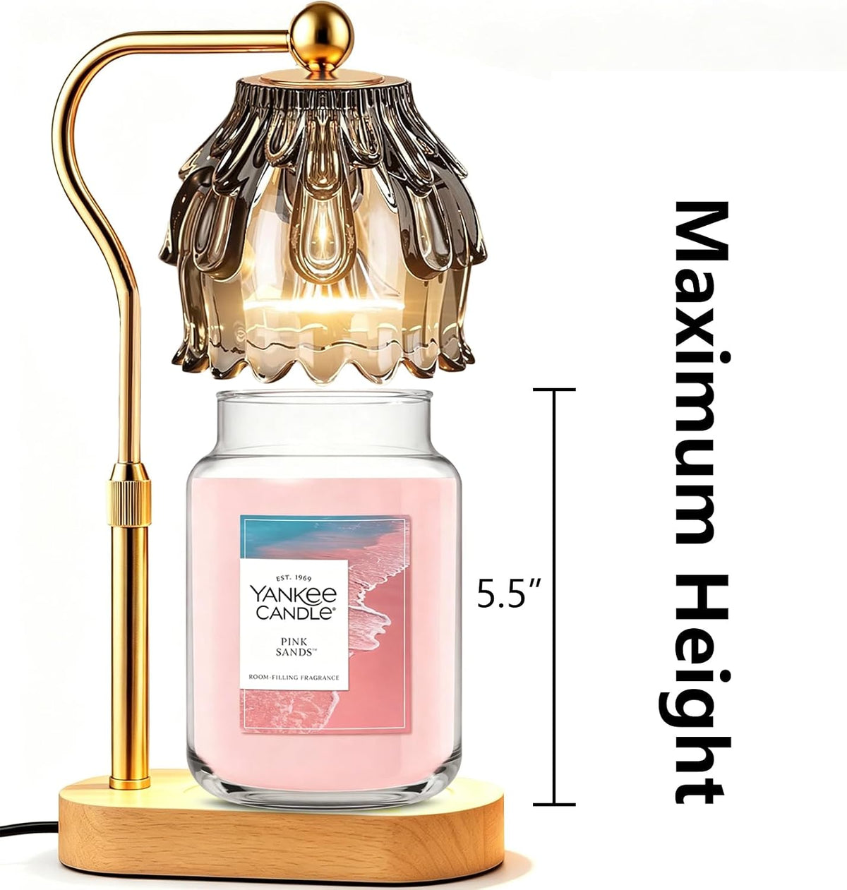 Candle Warmer Lamp with Timer & Dimmable New Home Gift Room Decor