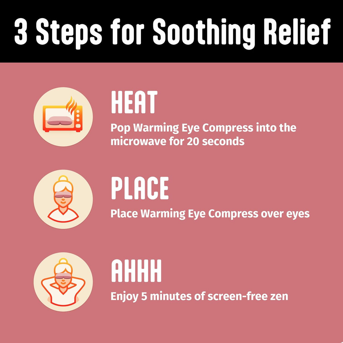 HotHands Therapy Warming Eye Compress, Tired & Dry Eye Relief, 1 Compress