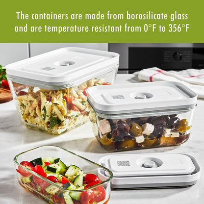 For food to stay fresh up to 5X longer, pump required (not included).