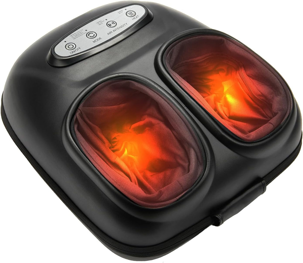 LINGTENG Foot Massager, Heated Foot Massager (Agate Black)