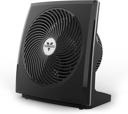Vornado 573T Small Room Air Circulator Fan with Pivoting Head, Easy Clean Removable Grille, 3 Speed Settings, Black