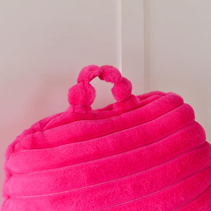 Large Reading Pillow for Adults, Back Support Pillow for Sitting Up in Bed with Arms, Couch for Lounging Bedrest, Pink