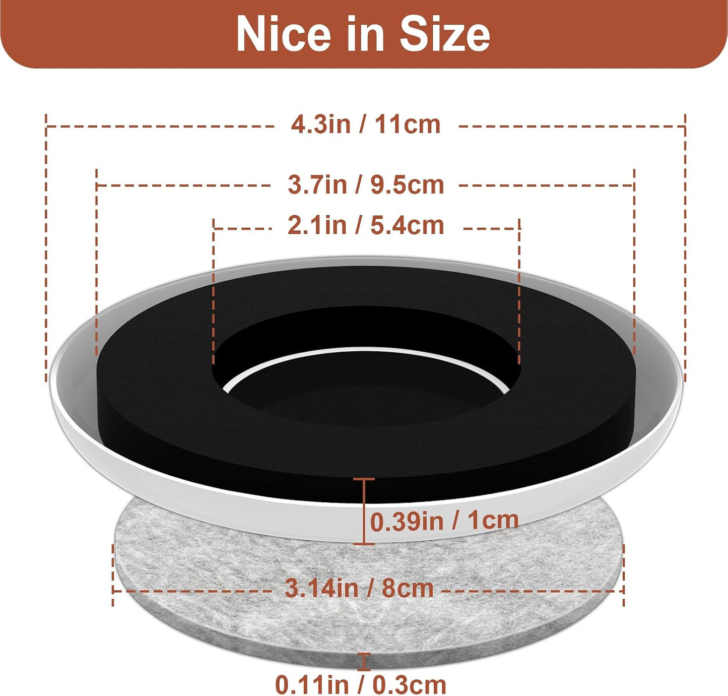 New Upgrade Furniture Sliders: Multi-Surface 3-in-1 Furniture Movers Slider | Heavy Moving Pads with 8PCS 4.3" Carpet Sliders + 4PCS Hard Floor Socks + 1 Lifter - Protect Floor and Easily Move Furniture