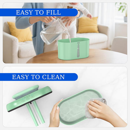 HZD Humidifiers for Bedroom, Large Tank Long Runtime 2L for Baby,Plants