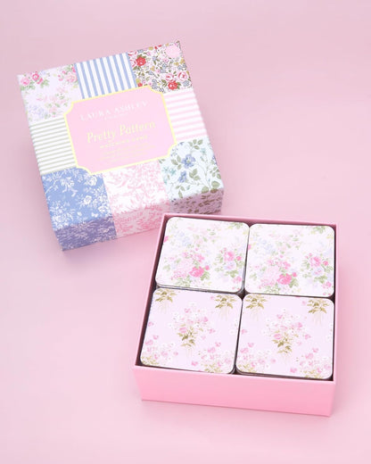 Laura Ashley Pretty Pattern Matching Game – 52 Floral Memory Cards in Decorative Gift Box – Classic Matching Game – Cognitive Brain Training & Family Fun | Classic Concentration Play with Elegant Botanical Artwork, Cognitive Brain Training and Family Fun