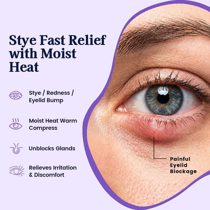 30 Pack Self-Heating Steam Eye Masks for Dry Eyes: Moist Heat Warm Compress