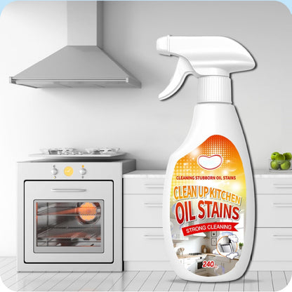 New Upgrade Kitchen Cleaner, Clean Up Kitchen Oil Stains Spray, Heavy Duty Kitchen Degreaser & Cleaner for Multi-Surface Cookware & Countertop, Clean Up Kitchens Oil Stains(240ml/8.45oz)