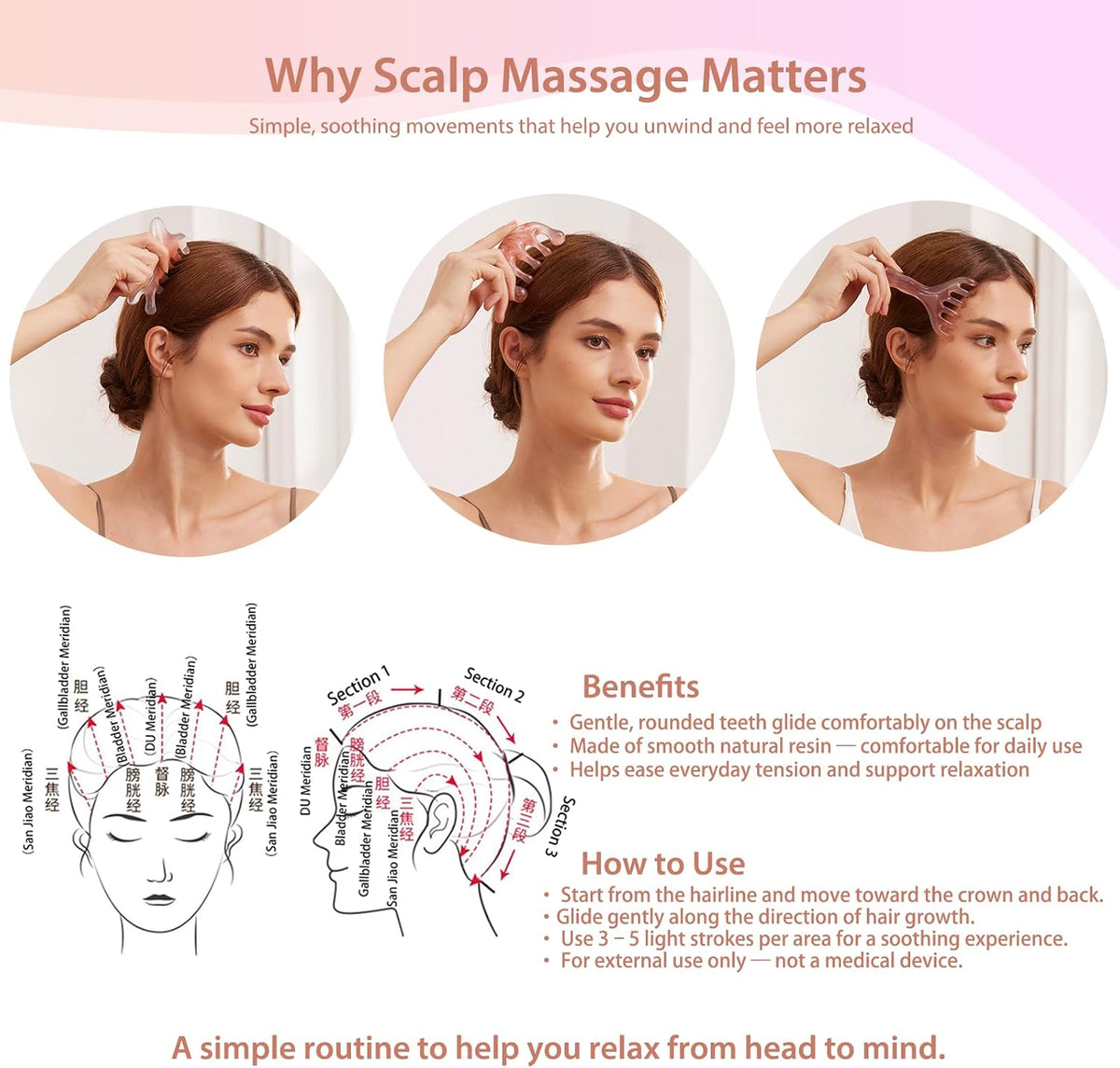 Wood Therapy Massage Tools – Wooden Manual Guasha Tool, Handheld Body & Scalp Massager, Trigger Point Scraper, Reflexology & Lymphatic Drainage Inspired Wooden Massage Tool for Face, Neck, Back & Legs