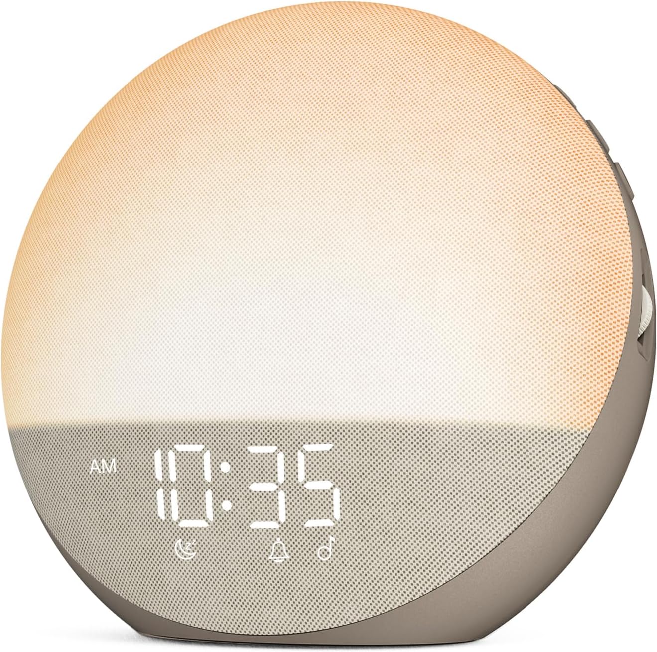 Odokee Sunrise Alarm Clock White Noise Machine: Natural Wake Up Light | Dimmable Clock with Bluetooth Speaker for Bedroom - 25 Sleep Sounds for Baby Adults Kids Putty