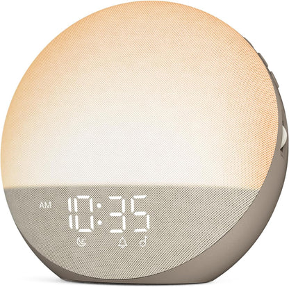 Odokee Sunrise Alarm Clock White Noise Machine: Natural Wake Up Light
