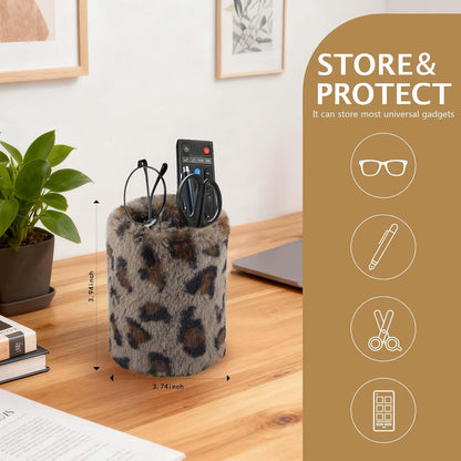 Eyeglass Holder for Nightstand,Anti-scratch Plush Eyeglass Stand Glasses Holders for Office Desk Organizer