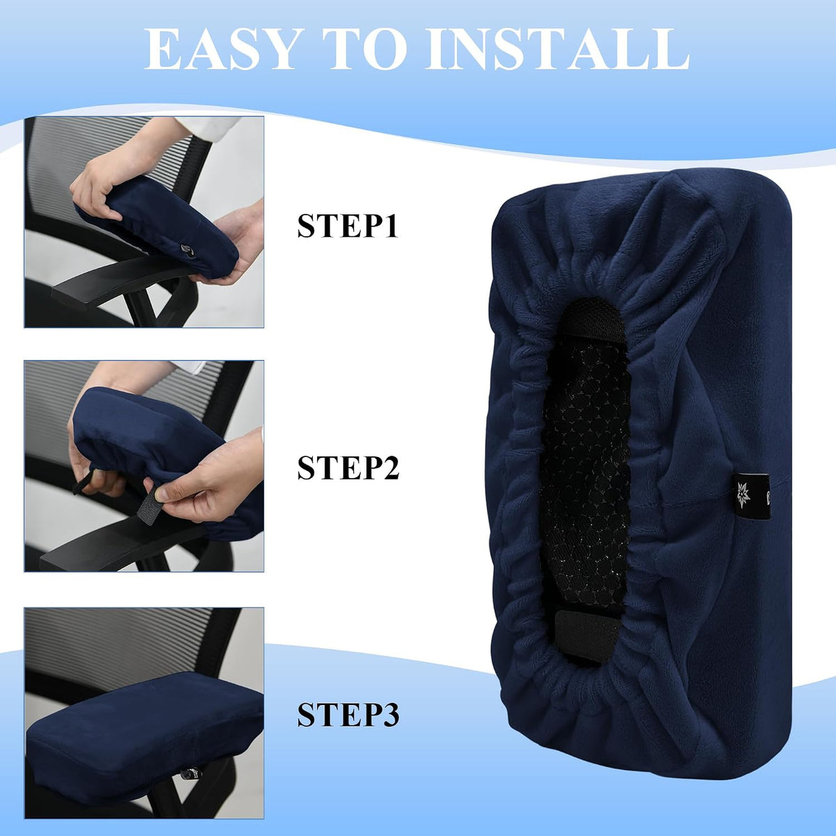 SPRING SEAON Office Chair Arm Pads Desk Chair Arm Covers Soft Elbow Cushion