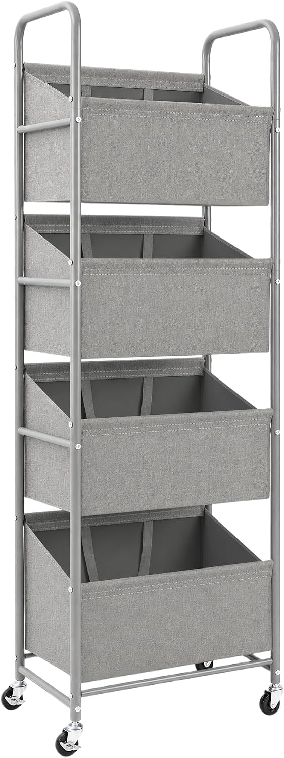 STO STO 3-Tier Vertical Rolling Laundry Hamper, Removable Bags, Black Mesh | 120L Capacity, Space-Saving Vertical Design, Rust-Resistant Steel Frame, Lockable Wheels, Ideal for Apartments & Small Spaces