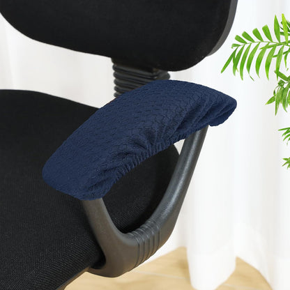 Smiry Office Computer Chair Armrest Covers, 2PCs Anti-dust Arm Rest Pad | Removable Washable Desk Chair Arm Pad Covers, Grey