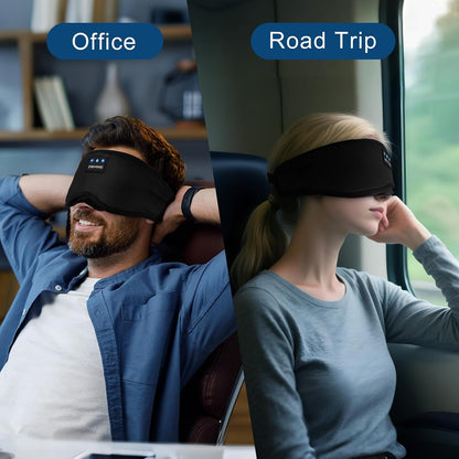 Sleep Mask with Bluetooth 5.4 Headphones, Removable 3D Eye Cups, Timing Sleeping Headphones for Side Sleepers, Wireless Music Eye Mask Speakers for Men, Women, Tech Gifts, Pink