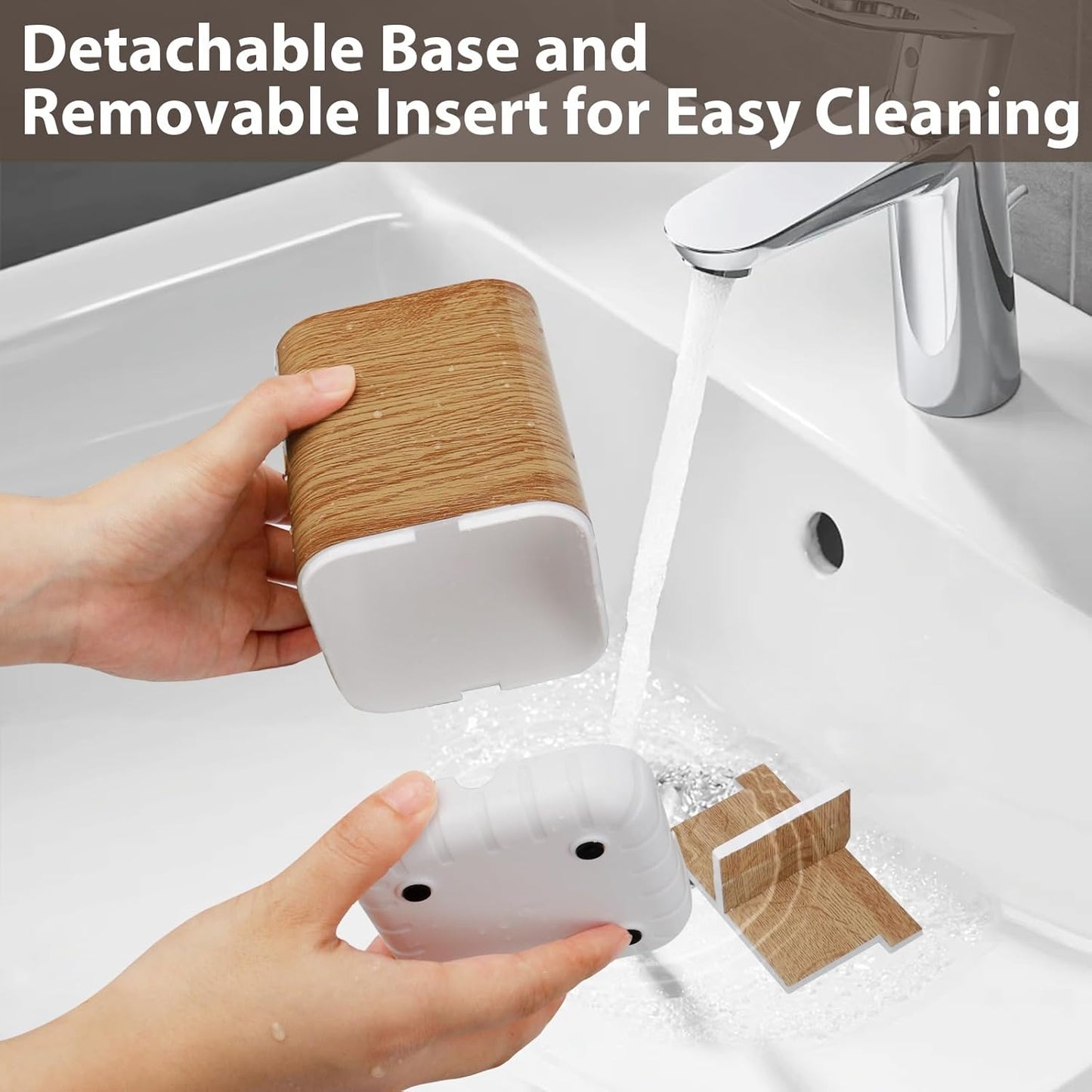 Boperzi Toothbrush Holders, Kids Toothbrush Holder with Drainage, Detachable Anti-Slip Electric Toothbrush Holder, Toothpaste Organizer Storage Caddy for Bathroom Countertop, Shower, Kitchen, Vanity