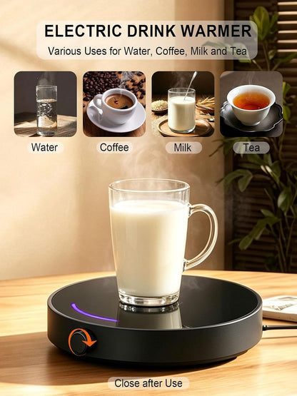 Coffee Mug Warmer, Smart Candle Warmer, Ideal Gifts for All Beverage | Fast Heating | 3 Temp Settings | 4H Auto Shut Off | LED Light | Ideal for All Cups | Ideal for Coffee Tea Water and Milk
